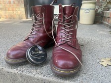 Doc Martin’s 8 Eye Made In England Ox Blood Men’s US 12 Fo Sho👍 picture