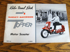 1964 Harley Davidson Topper Motor Scooter Rider Hand Book Owners Manual A AU NOS picture