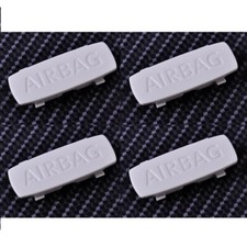4pcs Grey Car Pillar Airbag Trim Cap for VW Golf Jetta GTI CC Tiguan Passat USA picture