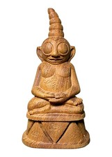 Bulging Eyes Thunderbolt Ngang (Worship Size) Arjarn Kom, Wealth Luck Charm picture
