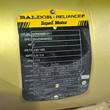 Baldor Reliance Super-E Motor VEBM3558 2HP 230/460V 3PH TEFC 1755RPM picture