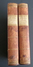 Rare antique 1837 & 38 Hippocrates Works 2 book set German Beautiful copies 2/2 picture