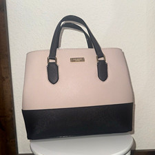 Kate Spade Jeanne Medium Satchel Warm Vellum Black Leather Crossbody NWOT picture