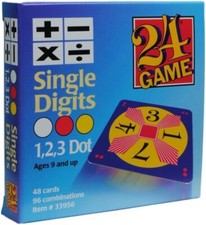 NEW 24 GAME 48 Card Deck, Single Digit Cards Math Game 9+ picture