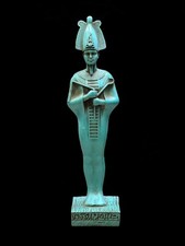 Rare Authentic Ancient Egyptian Antiquities Osiris Turquoise Figure Egyptian BC picture
