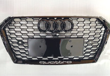 For Audi 2017-2019 A4 S4 B9 RS4 Front Bumper Honeycomb Mesh Grille Grill picture