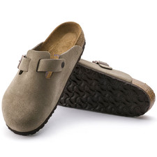 Birkenstock Boston Soft Footbed Suede Leather Unisex Sandals | All Colors picture