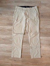 J Crew Men’s Athletic Fit Beige Tech Pants 32x30 (actual 34) picture