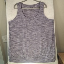 Torrid Active Purple Space Dye Tank Top Banded Bubble Hem Plus Size 3 3X picture