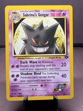Pokemon TCG Sabrina's Gengar 29/132 Gym Challenge Rare VTG WOTC NM picture