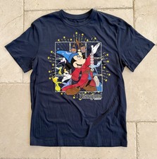 🔥Disney Parks - SORCERER MICKEY - DISNEYLAND - FANTASIA - T-Shirt - M💥 picture