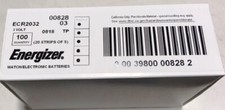 200 (2 BOXES OF 100) ENERGIZER CR2032 WATCH BATTERIES 3V LITHIUM --EXP 2036** picture