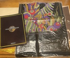 🚂 VSOE Orient Express 1983 Silk Scarf (NOS) & Menu Set from Luxury Train🧳✨ picture