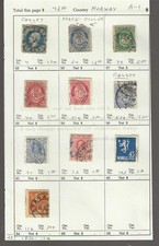 NORWAY...Sc #153/930; B5/7; J4; O55...Used...1930/88...11 Diff...SCV $22.50 picture