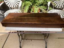 Antique Oak Mission Barrister Lawyer Bookcase Top Globe Macey Gunn  picture