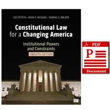 Constitutional Law for a Changing America: Institutional Powers and Constraints picture
