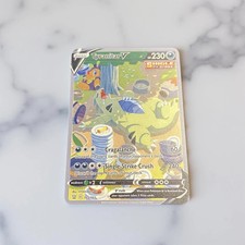 Tyranitar V ~ Pokémon Stainless Steel Gift/Display/Gold Metal picture