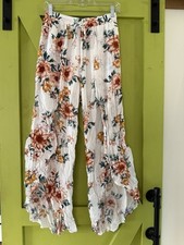 William B Floral Print Flow Pants Size Small WITH TAGS picture