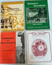 Lot of 4 Yosemite Related Magazines Ahwahnee Yesterdays Shirley Sargent 1980s picture