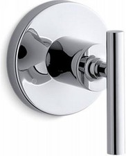 KOHLER K-T14491-4-CP Purist Valve Trim, One Size, Polished Chrome picture