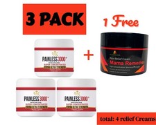 3 Packs ETERNAL PAINLESS PAIN RELIEVING, 1 Crema Caliente Gratis picture