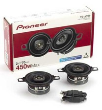 Pioneer TS-A709 2-3/4” 2-Way, 450 W Max power, 16mm Tweeter Coaxial Speaker Pair picture