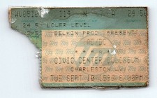 AC/DC September 10 1996 Concert Ticket Stub Charleston West Virgina picture