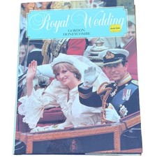 Royal Wedding Gordon Honeycombe Book 1981 Prince Charles Lady Diana Illustrated picture
