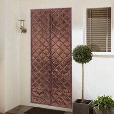 Magnetic Thermal Insulated Door Curtain Center Opening Doorway Curtain USA picture