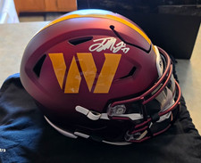 Terry McLaurin Signed Commanders Riddell SpeedFlex Midi Helmet Fanatics Coa  picture