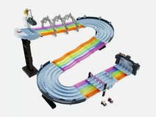 Hot Wheels Mario Kart Rainbow Road Race Track Set Lights Sounds NEW SHIPS FAST picture