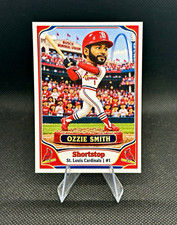 Ozzie Smith Bobblehead Style Custom ACEO Art Card St. Louis Cardinals MLB HOF ⚾️ picture