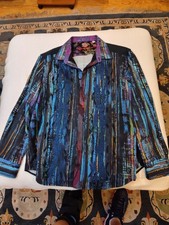 Robert Graham Embroidered limited edition men's Surfing shirt  picture