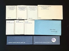 1969-1975 Uncirculated Coin Sets 1966-1967 Special Mint ,1976 Denver Souvenir St picture