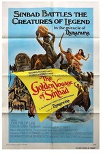 1973 original THE GOLDEN VOYAGE OF SINBAD Movie Poster 27x41 style A picture