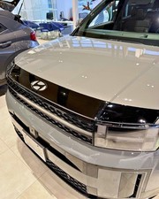 Hood Protector Bug Deflector for 2024-2026 Hyundai Santa Fe Gloss Black Low Pro picture