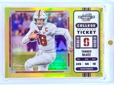2023 PANINI CHRONICLES DP CONTENDERS OPTIC GOLD PRIZM #25 TANNER MCKEE RC /10 picture
