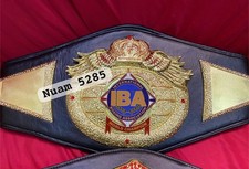 IBA International Boxing Assoiation Wrestling Championship Boxing Belt Replica picture