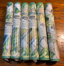 6 Lot Vintage New York Prepasted Wall Paper Border Bird House 5 yd/ 15 Feet Ea picture
