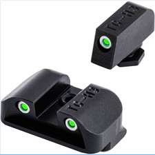 TRUGLO Tritium Pistol Sight | High-visibility front and rear night sights picture