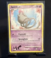 [German] Spoink Legends Awakened Pokémon TCG 121/146 Diamond & Pearl HP Low Pop picture