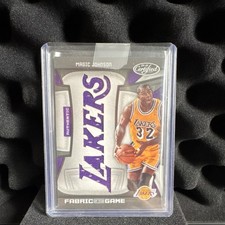 Panini 2009-10 Certified Fabric of the Game Magic Johnson Memorabilia 11/25 picture