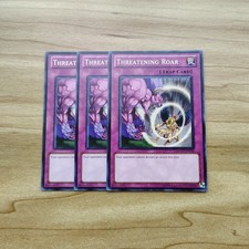 Threatening Roar 3x - Near Mint - Full Playset - DEM1-EN018 - Yugioh picture