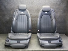 03-06 MERCEDES R230 SL55 AMG SET OF 2 FRONT SPORT LEATHER HEAT MASSAGE SEAT DMGD picture