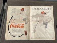 RARE  MAY 1915 Coca Cola  ADVERTISEMENT AD.  THE HOUSEWIFE MAGAZINE. COMPLETE picture