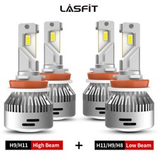 4x LASFIT H11 H9 LED Bulbs for Nissan Altima High Low Beam Headlight Combo 6000K picture