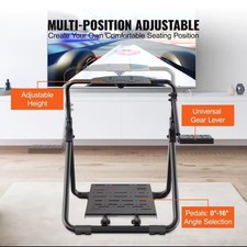 VEVOR Racing Wheel Simulator Stand Adjustable & Foldable-Logitech & Thrustmaster picture