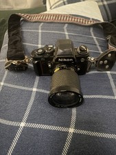 Nikon F3 HP 35mm SLR Film Camera + Tokina SZ-X 28-105mm Lens Vintage Japan picture