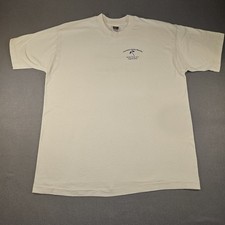 Rare VTG Single Stitch T Shirt 2000s Yellow 00157 picture