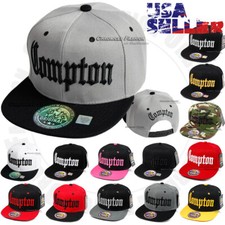 COMPTON Baseball Cap Embroidered Snapback Hat Adjustable Flat Hip Hop Men Caps picture
